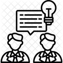 Discutir Co Working Coworking Ícone