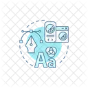 Conceptos De Pantallas De Aplicacion Nomada Digital Icon