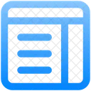 Diseno Texto Ventana Icon