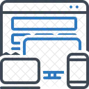 Adaptativo Diseno Dispositivo Icono