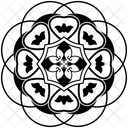 Diseno Adornado Diseno Bordado Diseno Floral Icono