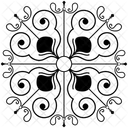 Diseno Adornado Diseno Bordado Diseno Floral Icono