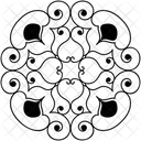 Diseno Adornado Diseno Bordado Diseno Floral Icono