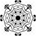 Diseno Adornado Diseno Bordado Diseno Floral Icono
