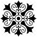 Diseno Adornado Diseno Bordado Diseno Floral Icono