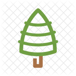 Diseño de árbol de navidad  Icono