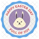 Insignia De Feliz Pascua Emblema De Pascua Diseno Del Logotipo De Pascua Icono