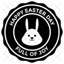 Insignia De Feliz Pascua Emblema De Pascua Diseno Del Logotipo De Pascua Icono