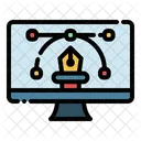 Diseño de navegador de computadora  Icono