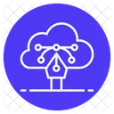 Diseño de nube  Icono