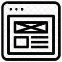 Diseño de pancarta  Icono