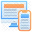 Diseno Responsivo Adaptativo Computadora Icon