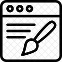 Grafico Diseno Web Icono