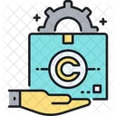 Derechos De Autor De Diseno Industrial Montaje Derechos De Autor Icon