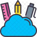 Diseño de nube  Icono