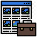 Portafolio de diseño  Icono