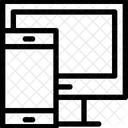 Responsivo Monitor Movil Icono