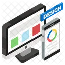 Diseno Responsivo Ui Ux Icono