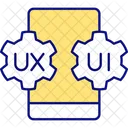 Diseño de UI y UX móvil  Icono