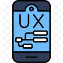 Diseno Ux Movil Telefono Icono