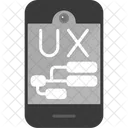 Diseno Ux Movil Telefono Icono