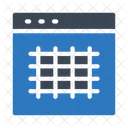 Cuadricula Diseno Pagina Web Icono