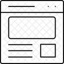 Diseno Web Pagina Web Plantilla Web Icono