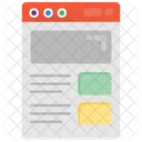 Web Disenos Plantilla Icono