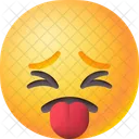 Disgustado Emoji Cara Icono