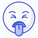 Disgusted Unhappy Tongue Out Icon