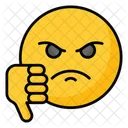 Disgusted Unhappy Dislike Icon