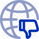 Aversion Global Rechazo Desaprobacion Icono