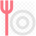 Dish Restaurant Fork Icon