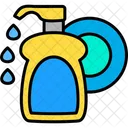 Dish Liquid Soap Dish Washing Symbol