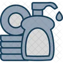 Dish Liquid Soap Dish Washing Symbol