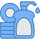 Dish Liquid Soap Dish Washing Symbol