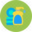 Dish Liquid Soap Dish Washing Icon