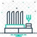 Dish Rack Rack Display Icon