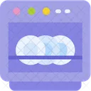 Dish Washer Cleaning House Work Icon