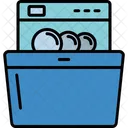 Dish Washing Cleaning Kitchen Icon