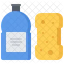 Dishwashing Liquid Sponge Icon