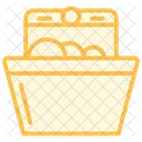 Dishwasher Color Outline Icon Icon