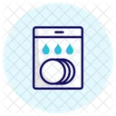 Dishwasher Cleanup Efficiency Icono