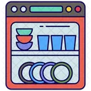 Dishwasher Kitchen Dish Icon