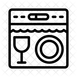 식기 세척기  아이콘