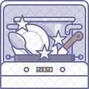 Clean Dishes Dishwasher Icon