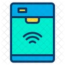 Smart Dishwasher Automation Internet Of Things Icon