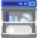 Dishwasher Washing Cleaning Icon