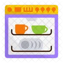 Dish Cleaner Appliance Dishware Icon