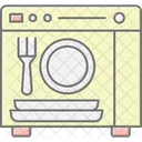 Dishwasher Lineal Color Icon Icon